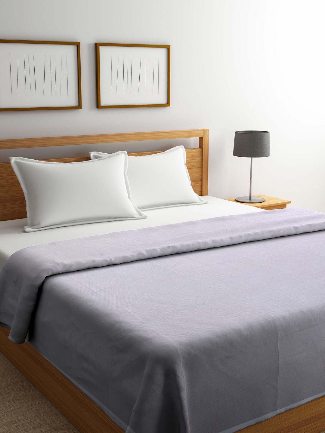 

Raymond Home Purple Mild Winter Wool Double Bed Blanket
