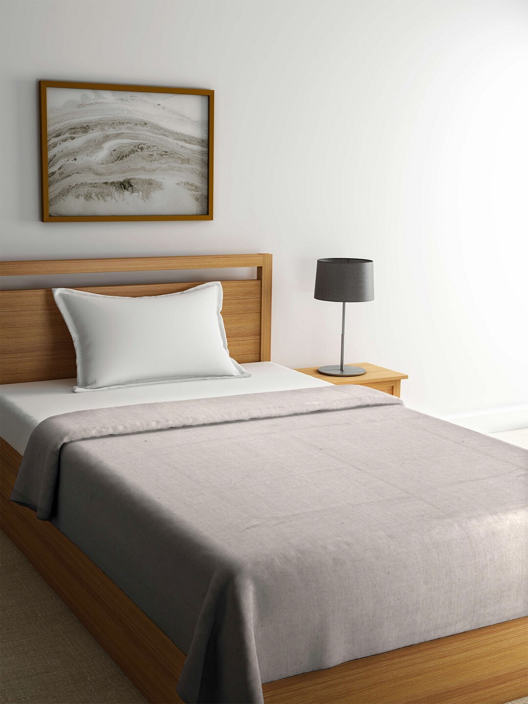 

Raymond Home Grey Mild Winter 233 GSM Single Bed Blanket