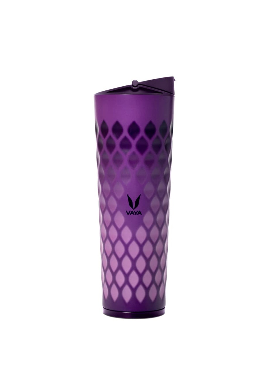 

Vaya Purple Printed Stainless Steel Water Bottle - 600 ml