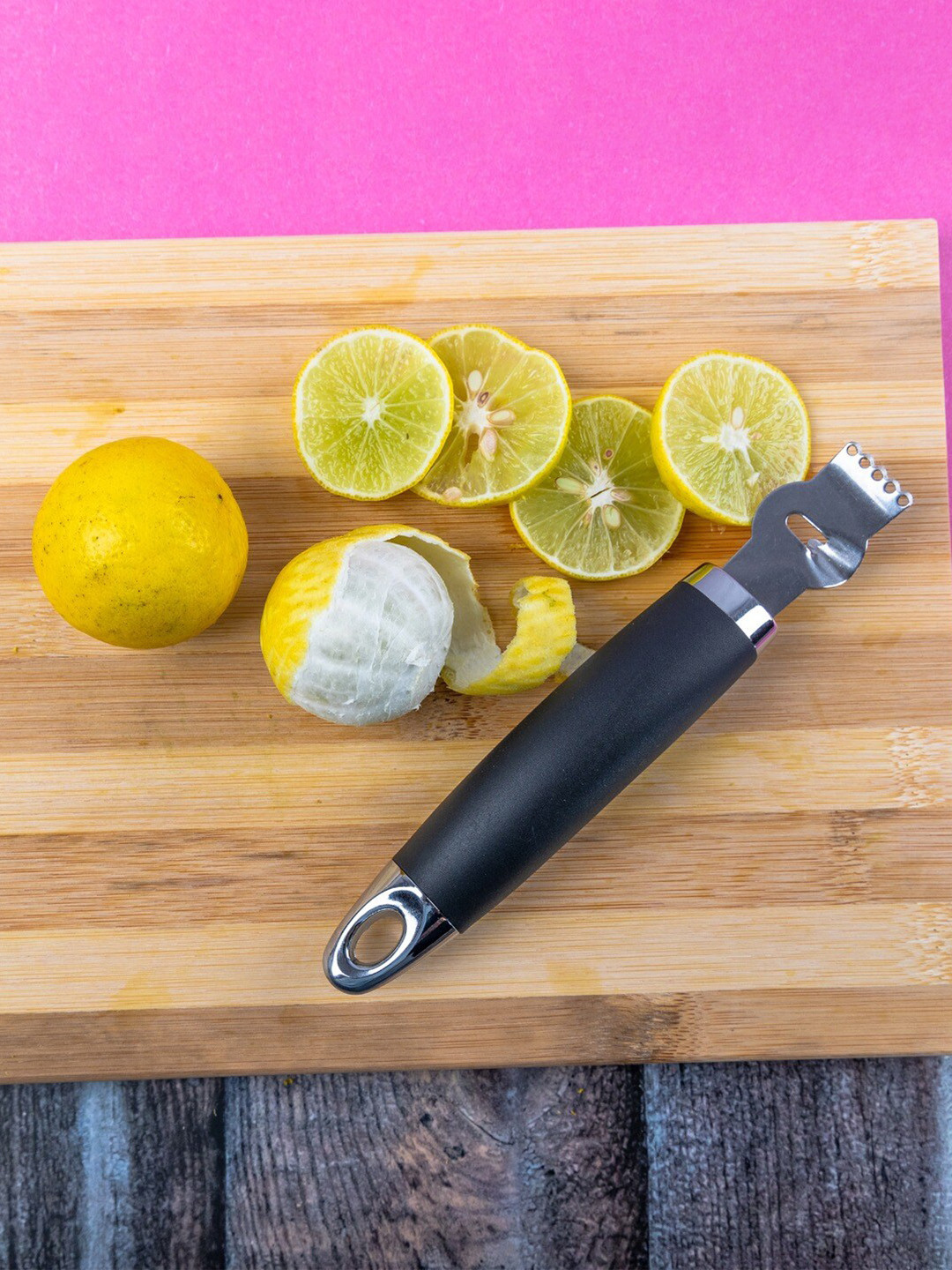 

Sabichi Black & Steel-Toned Solid Mono Zester
