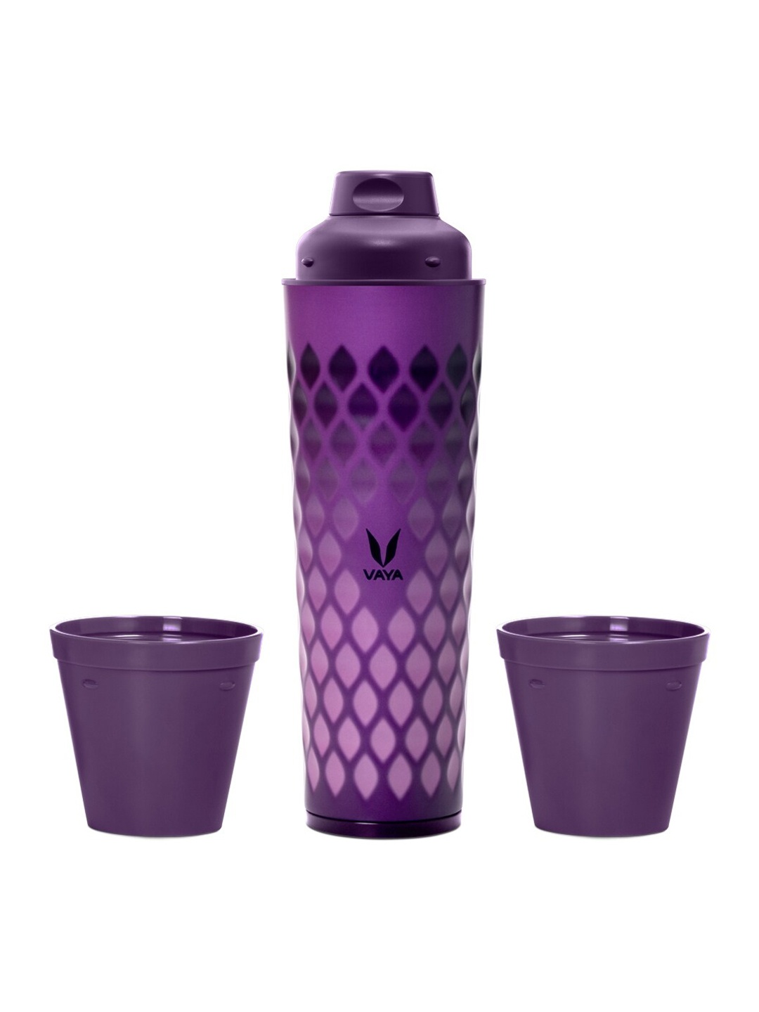 

Vaya Unisex Purple Solid Stainless Steel Water Bottle