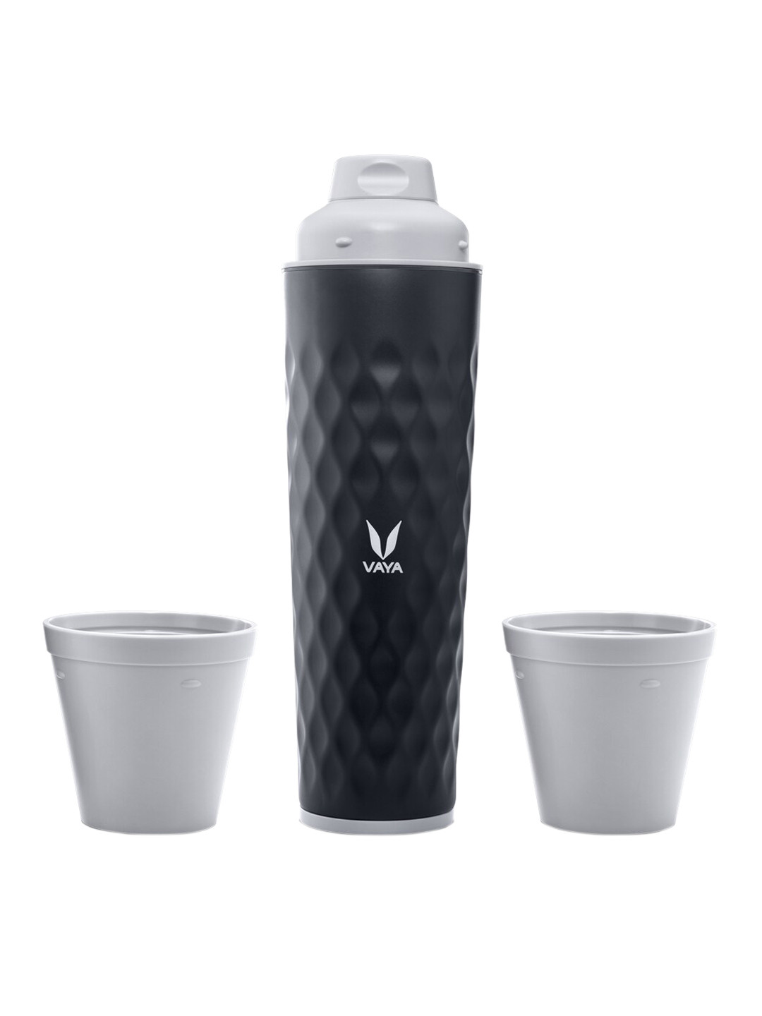 

Vaya Black Solid Stainless Steel Water Bottle