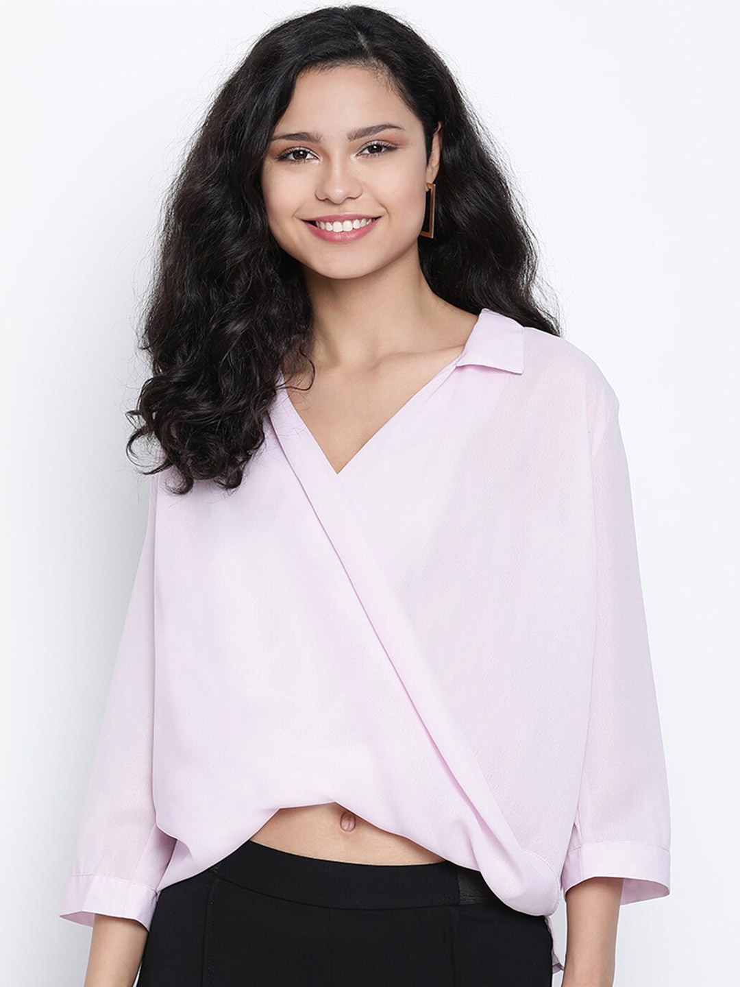 

DRAAX Fashions Pink Regular Top