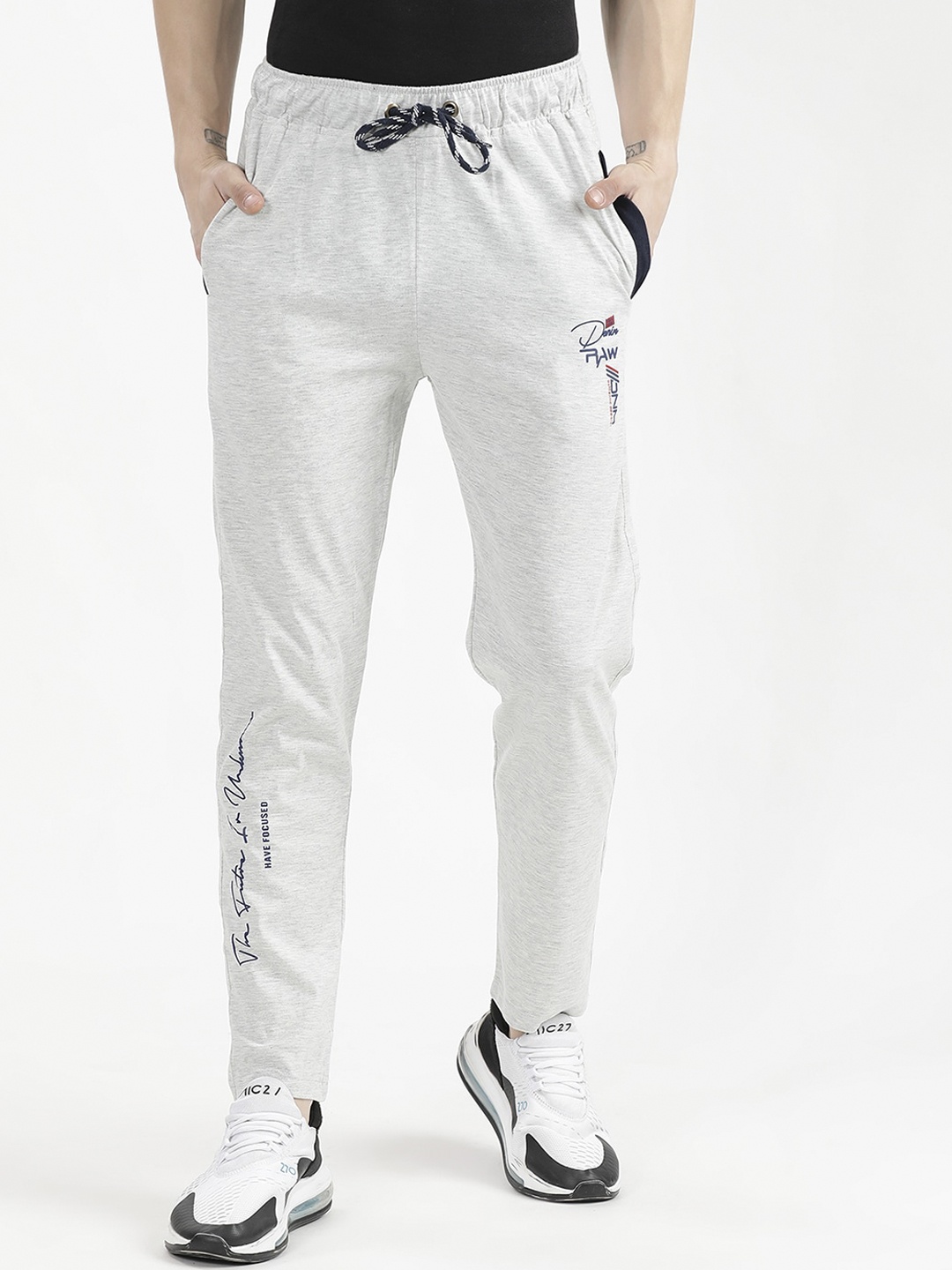 

V2 Value & Variety Men Grey Solid Track Pants