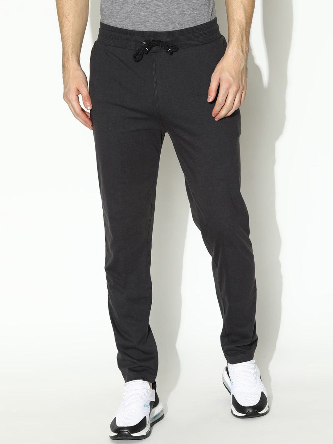 

V2 Value & Variety Men Charcoal Grey Solid Lounge Pants