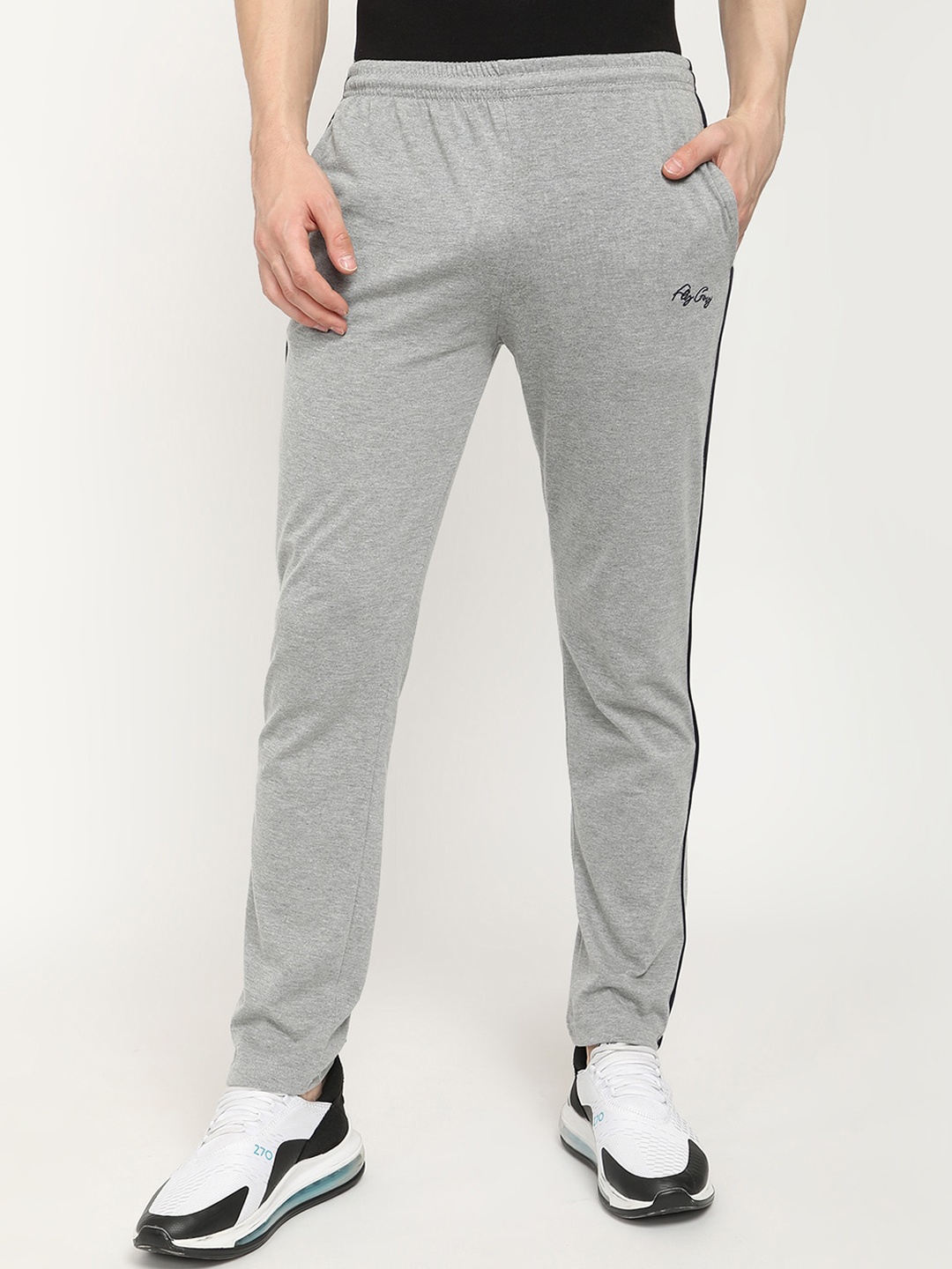 

V2 Value & Variety Men Grey Melange Solid Lounge Pants