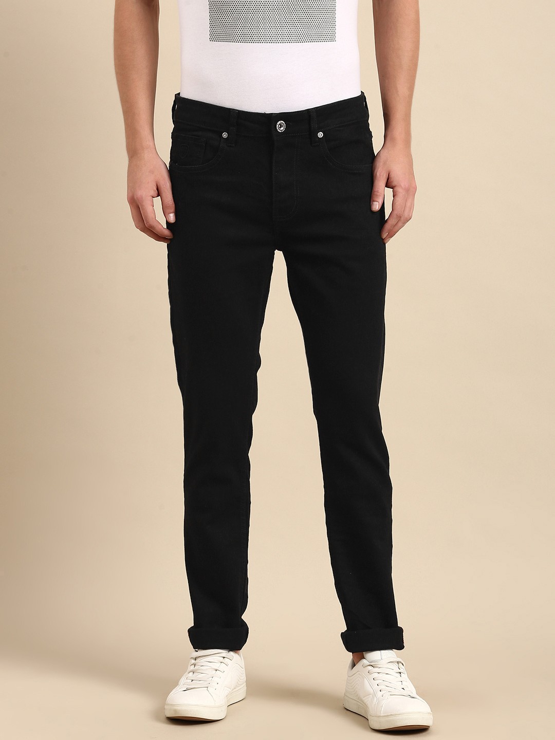 

Being Human Men Black Slim Fit Stretchable Jeans
