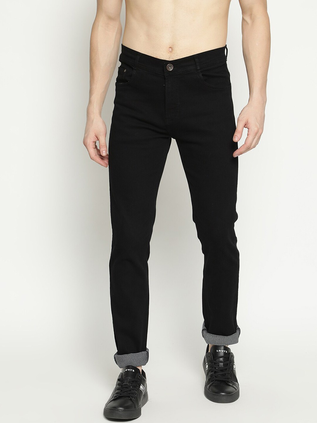 

V2 Value & Variety Men Black Jeans