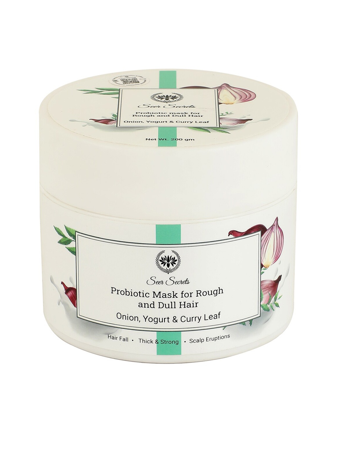 

Seer Secrets Probiotic Hair Mask For Rough & Dull Hairs - 200g, White