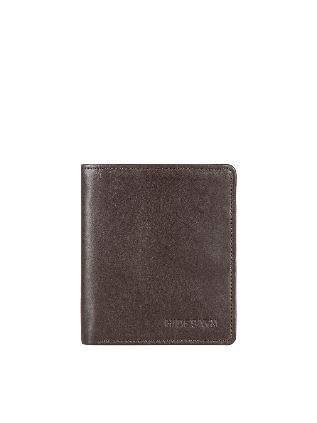 

Hidesign Men Brown Textured Leather Two Fold Wallet