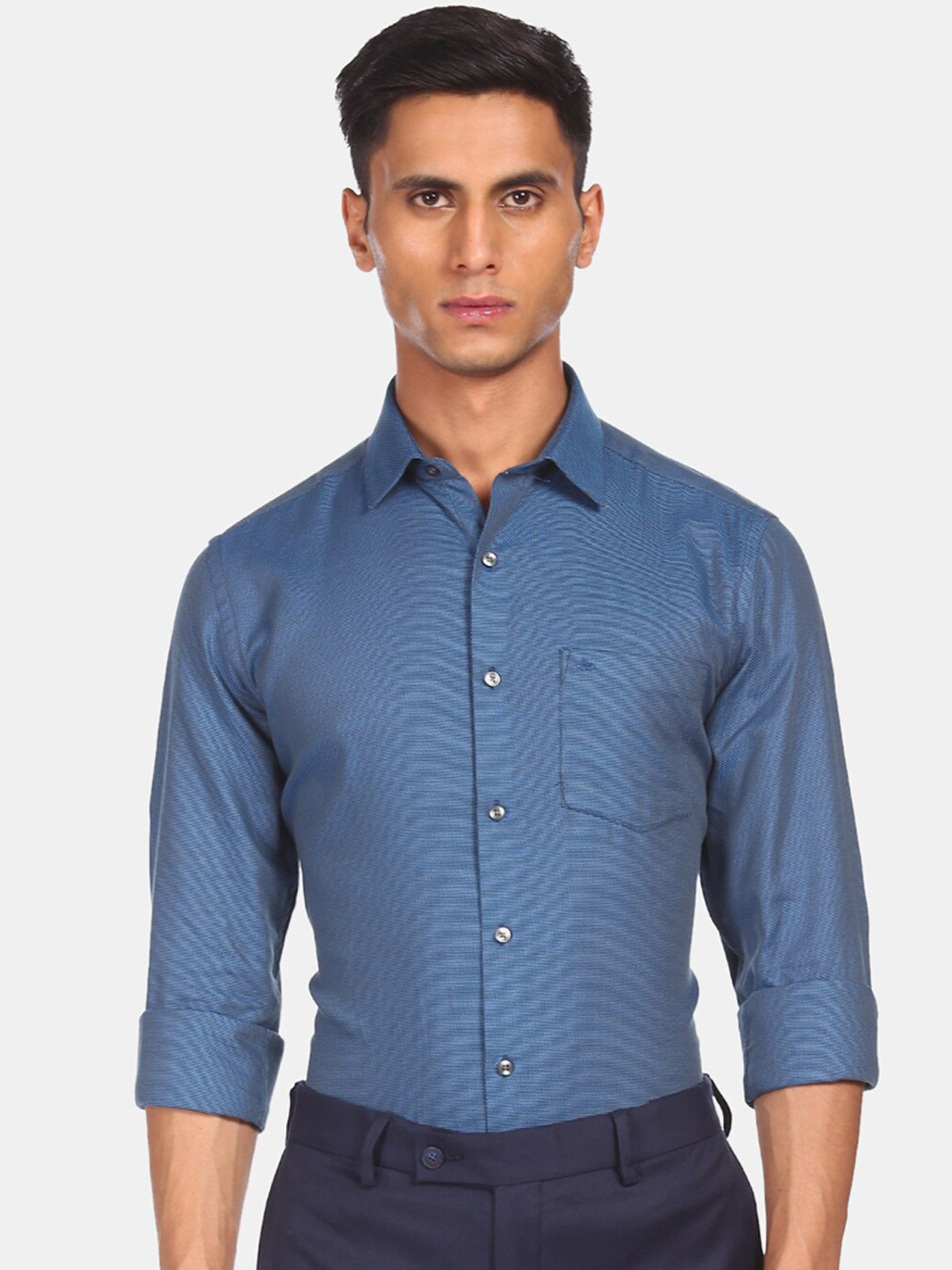 

Arrow Men Blue Opaque Casual Shirt