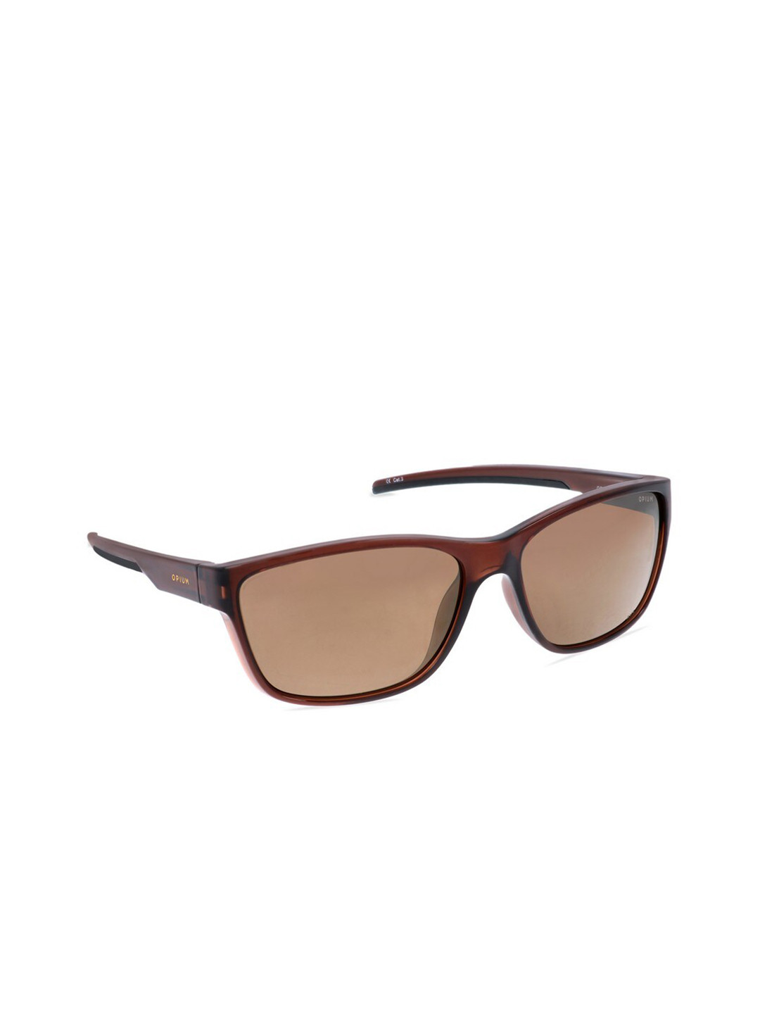 

OPIUM Men Brown Lens & Brown Wayfarer Sunglasses - OP-1807-C04-Brown