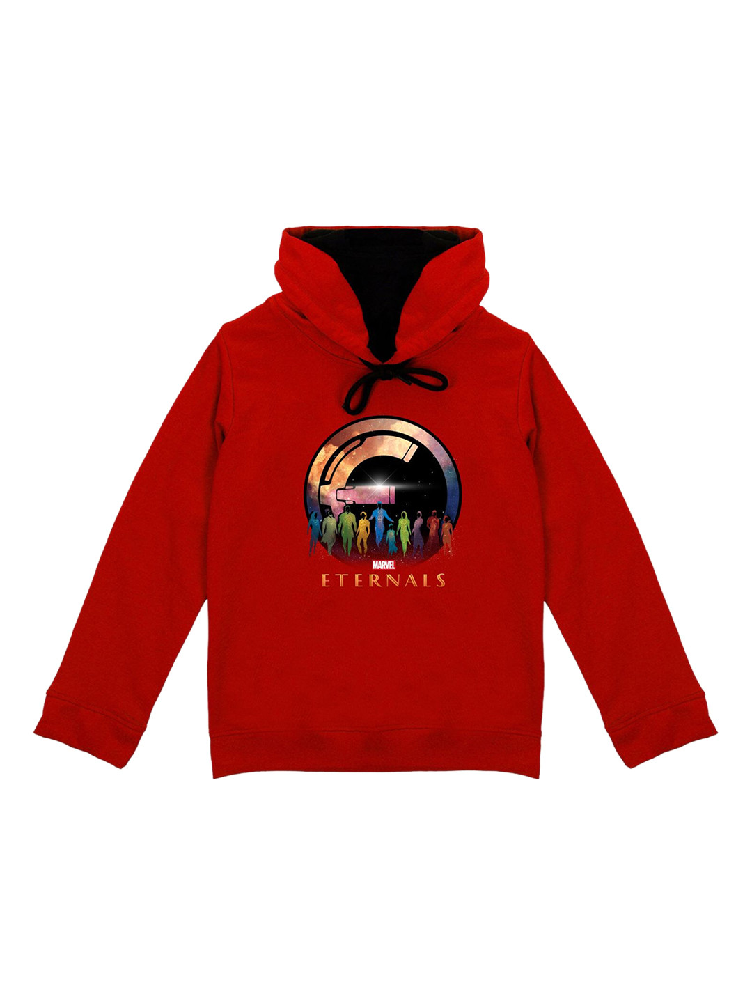 

Marvel by Wear Your Mind Kids Red Eternal Printed Hooded Sweatshirt