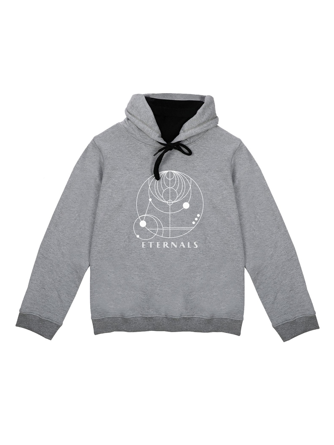 

Marvel by Wear Your Mind Unisex Kids Grey Eternals Printed Hooded Sweatshirt