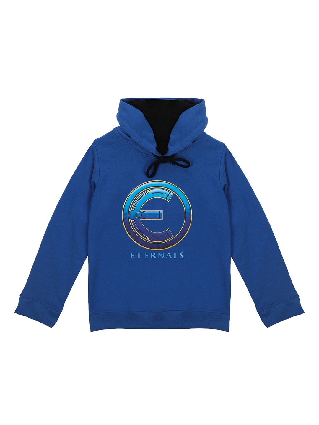 

Marvel by Wear Your Mind Kids Blue Eternals Print Hooded Sweatshirt