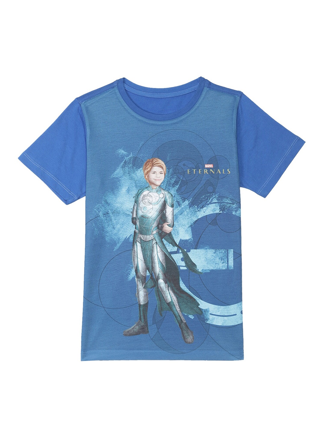 

Marvel by Wear Your Mind Boys Blue Printed T-shirt