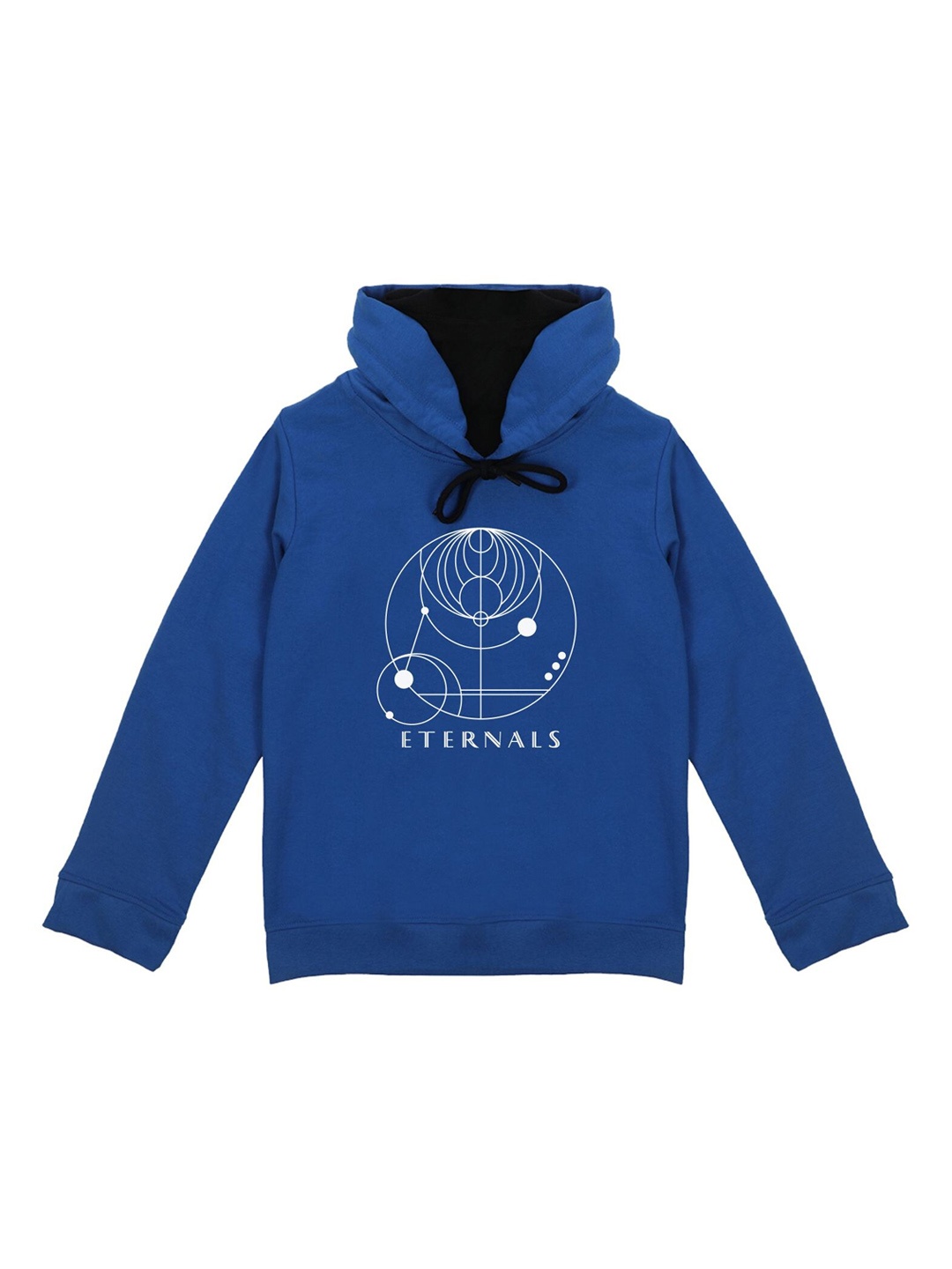 

Marvel by Wear Your Mind Kids Blue Eternals Printed Hooded Sweatshirt