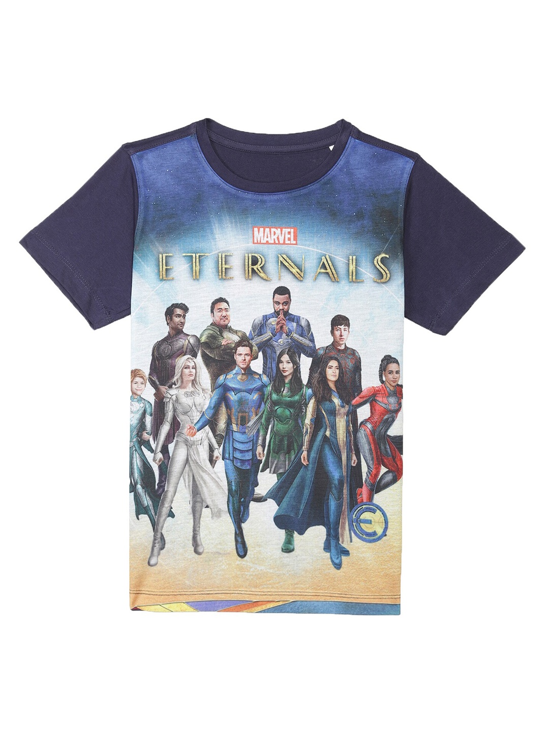 

Marvel by Wear Your Mind Boys Blue Eternals Printed T-shirt