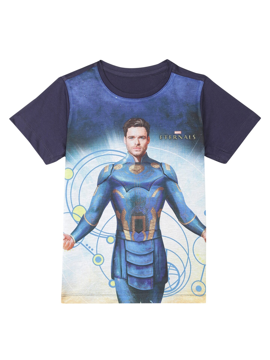 

Marvel by Wear Your Mind Boys Blue Eternals Printed T-shirt
