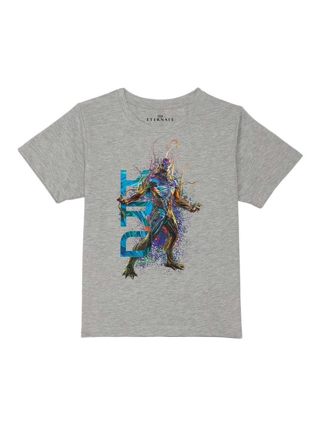 

Marvel by Wear Your Mind Boys Grey Eternal Printed Pure Cotton T-shirt