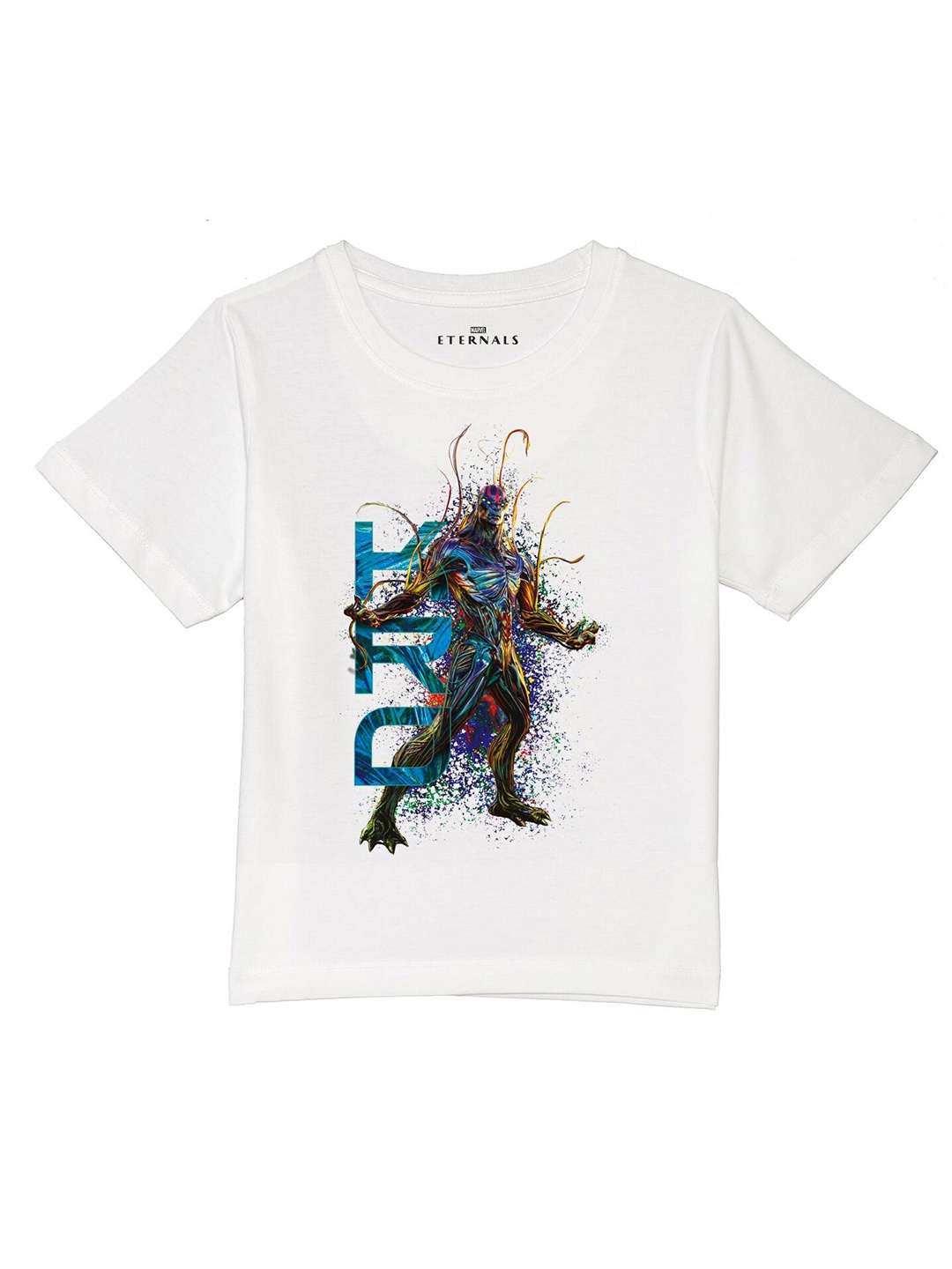 

Marvel by Wear Your Mind Boys White Kro Printed Pure Cotton T-shirt