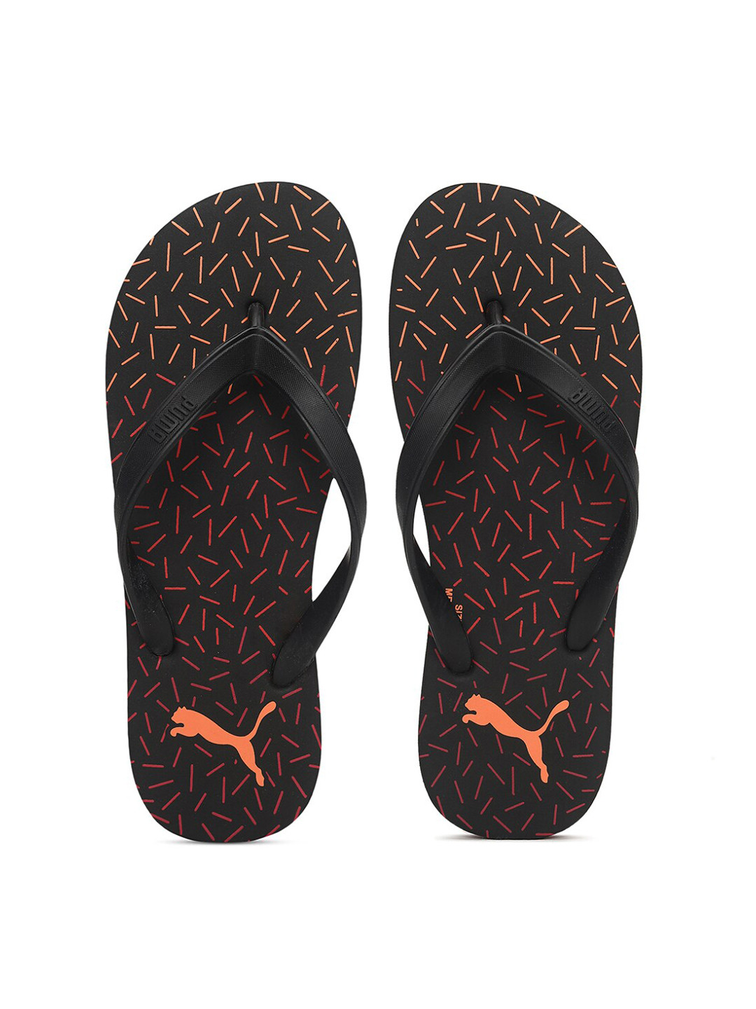 

Puma Unisex Brown & Red Printed Thong Flip-Flops