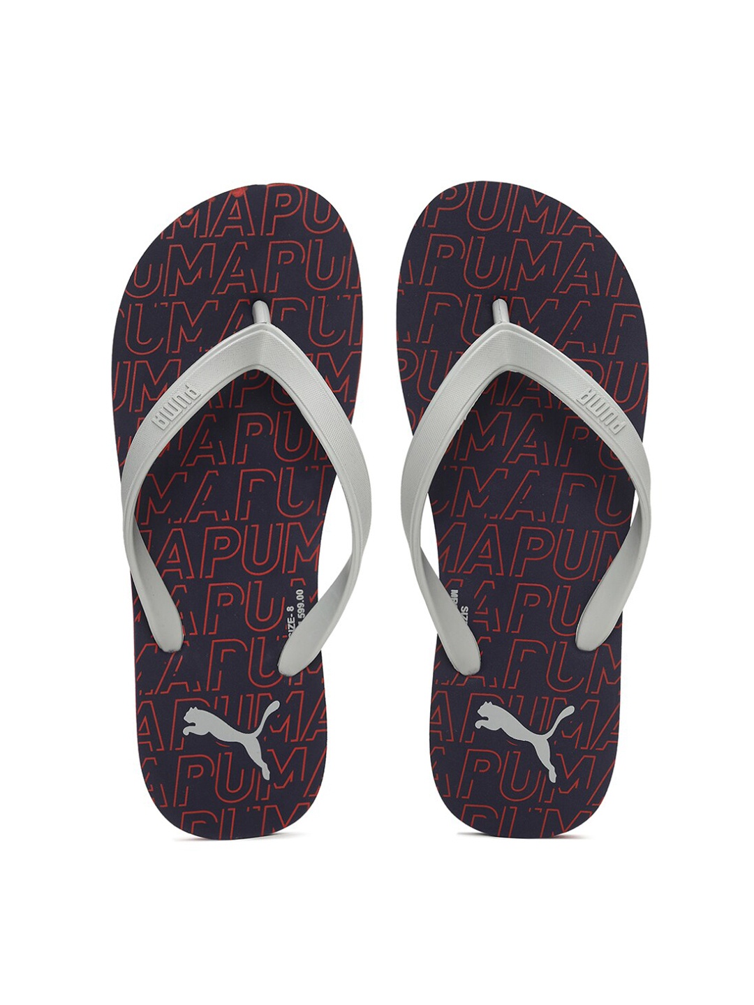 

Puma Men Red & Grey Printed Thong Flip-Flops
