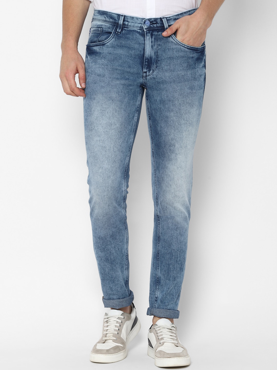 

Allen Solly Men Blue Skinny Fit Heavy Fade Jeans
