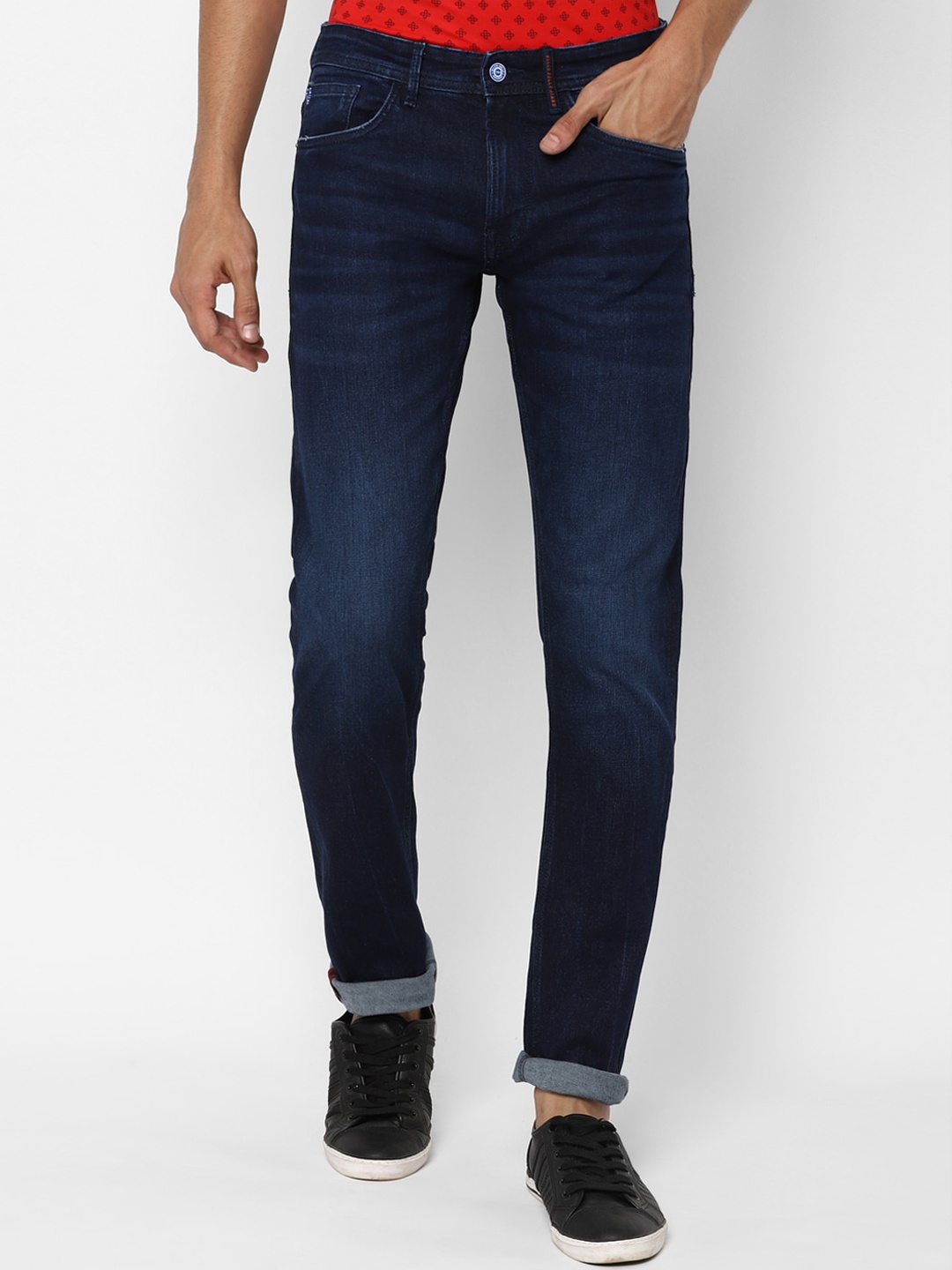 

Allen Solly Men Navy Blue Slim Fit Light Fade Jeans