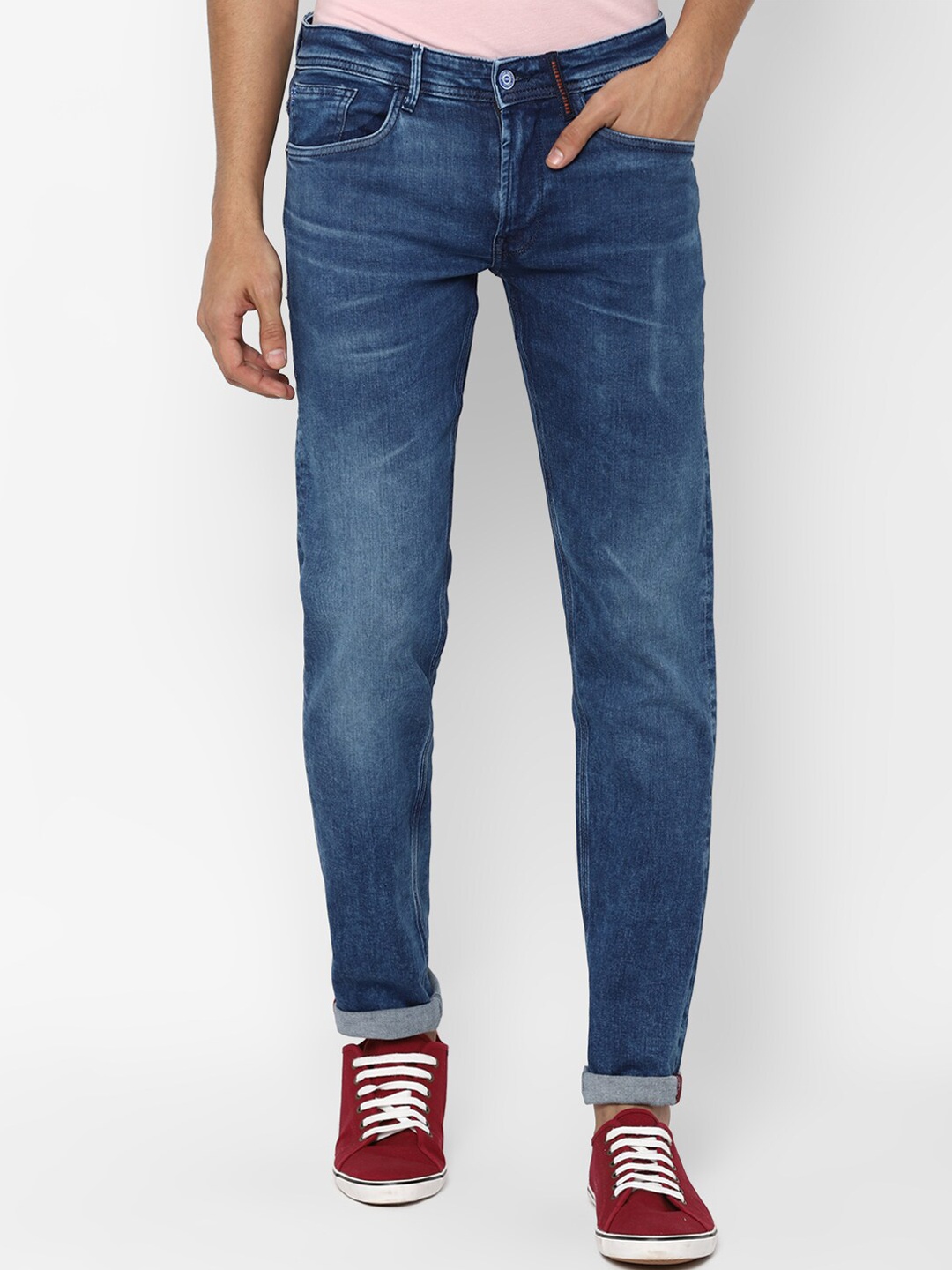 

Allen Solly Men Blue Skinny Fit Heavy Fade Jeans