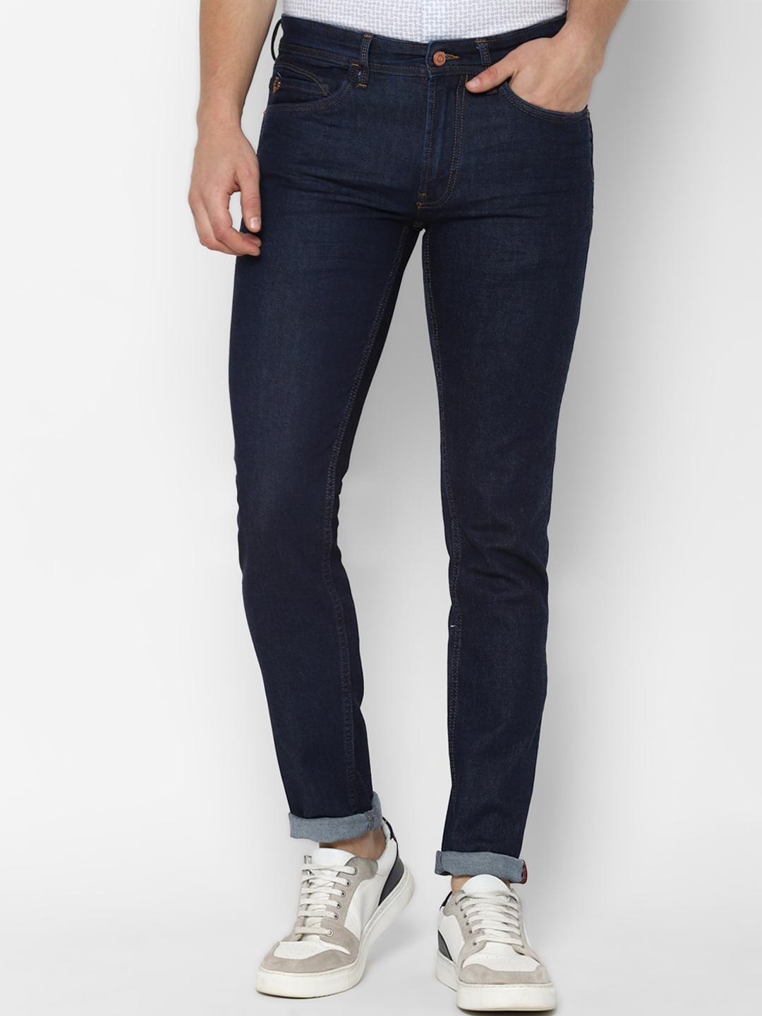 

Allen Solly Men Navy Blue Skinny Fit Jeans