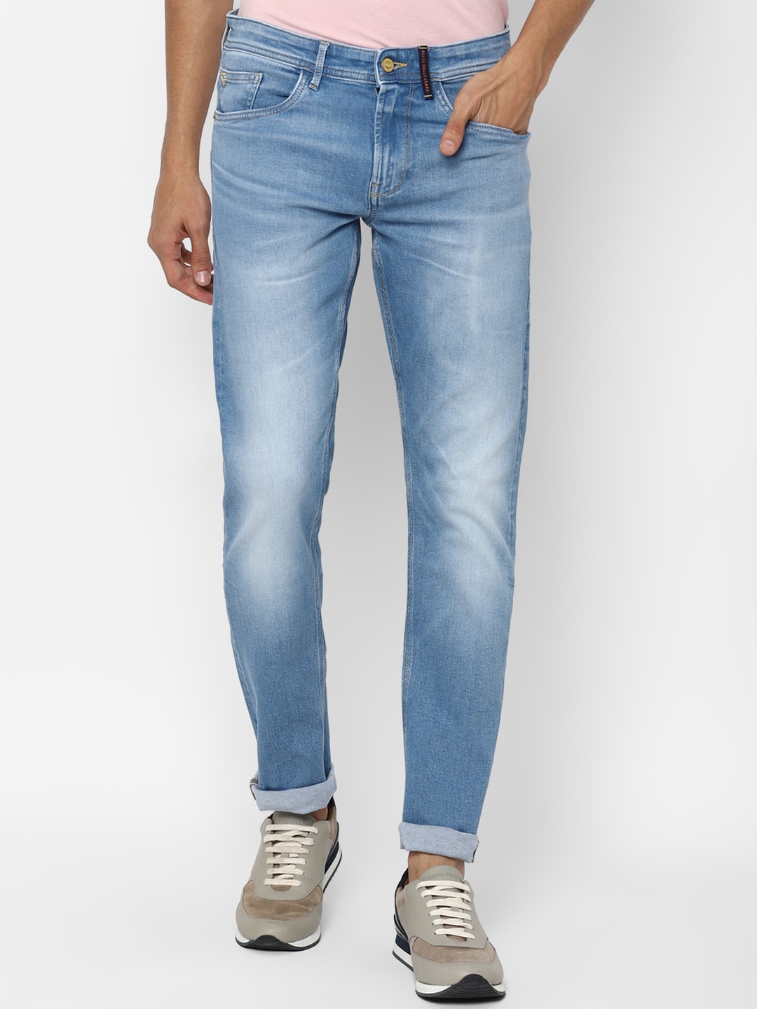 

Allen Solly Men Blue Slim Fit Heavy Fade Jeans