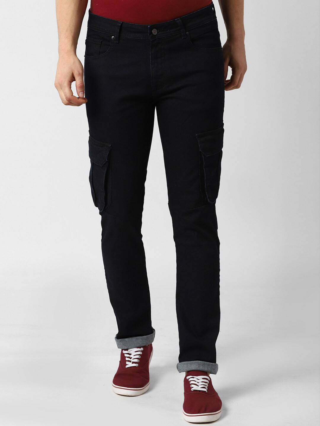 

Peter England Casuals Men Black Slim Fit Jeans