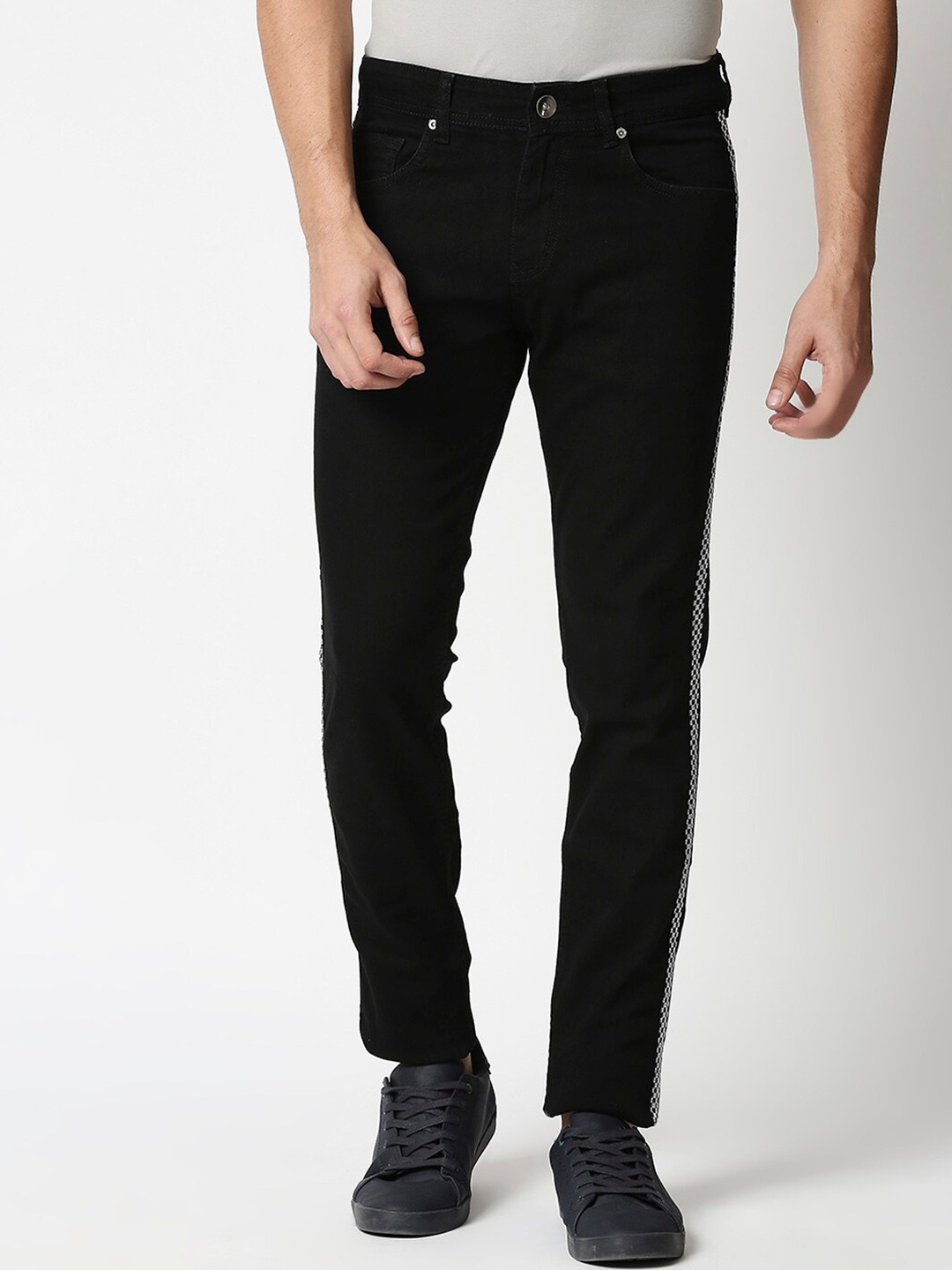 

High Star Men Black Slim Fit Stretchable Jeans
