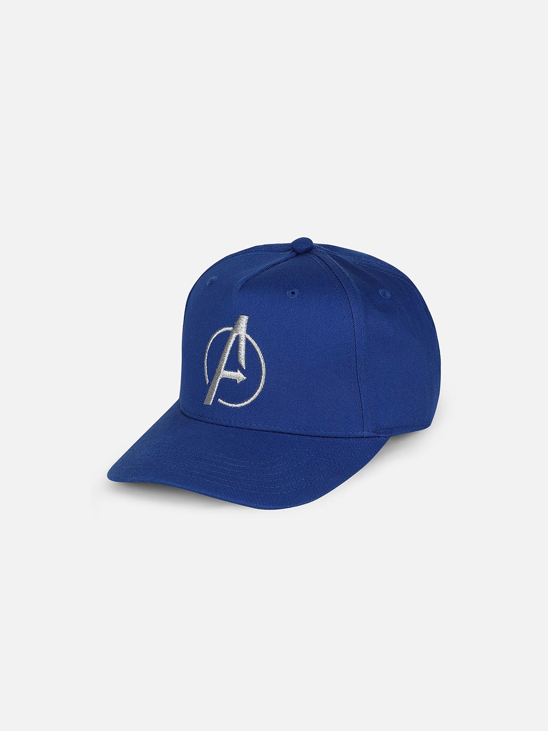 

Kids Ville Boys Blue & Grey Avengers Embroidered Pure Cotton Baseball Cap