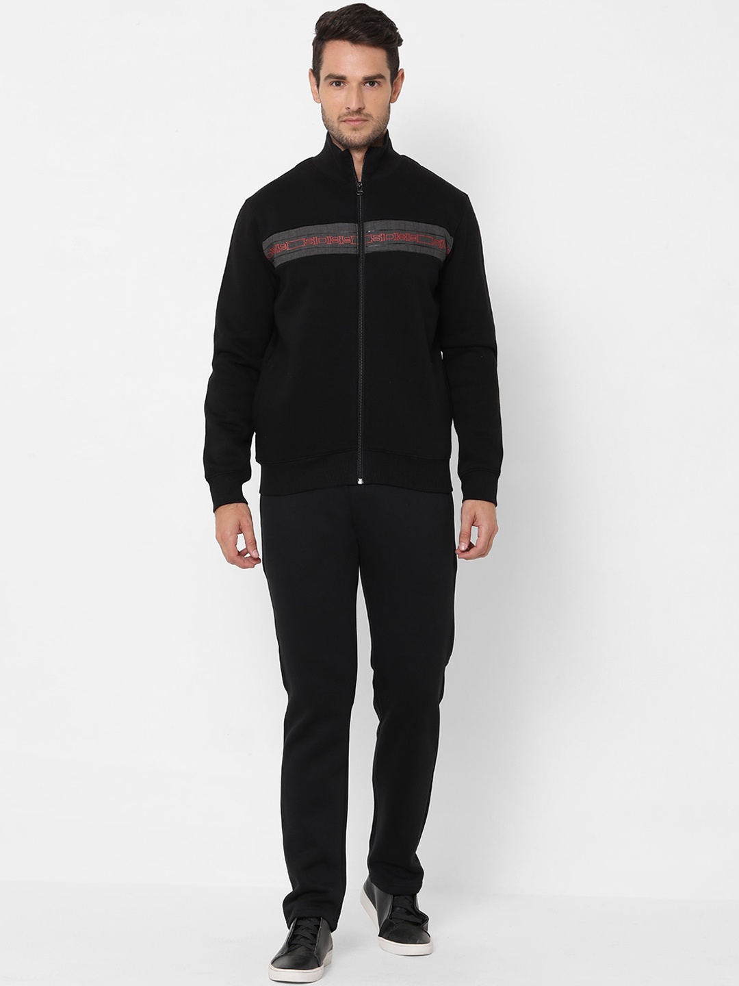 

Sweet Dreams Men Black Solid Track Suit