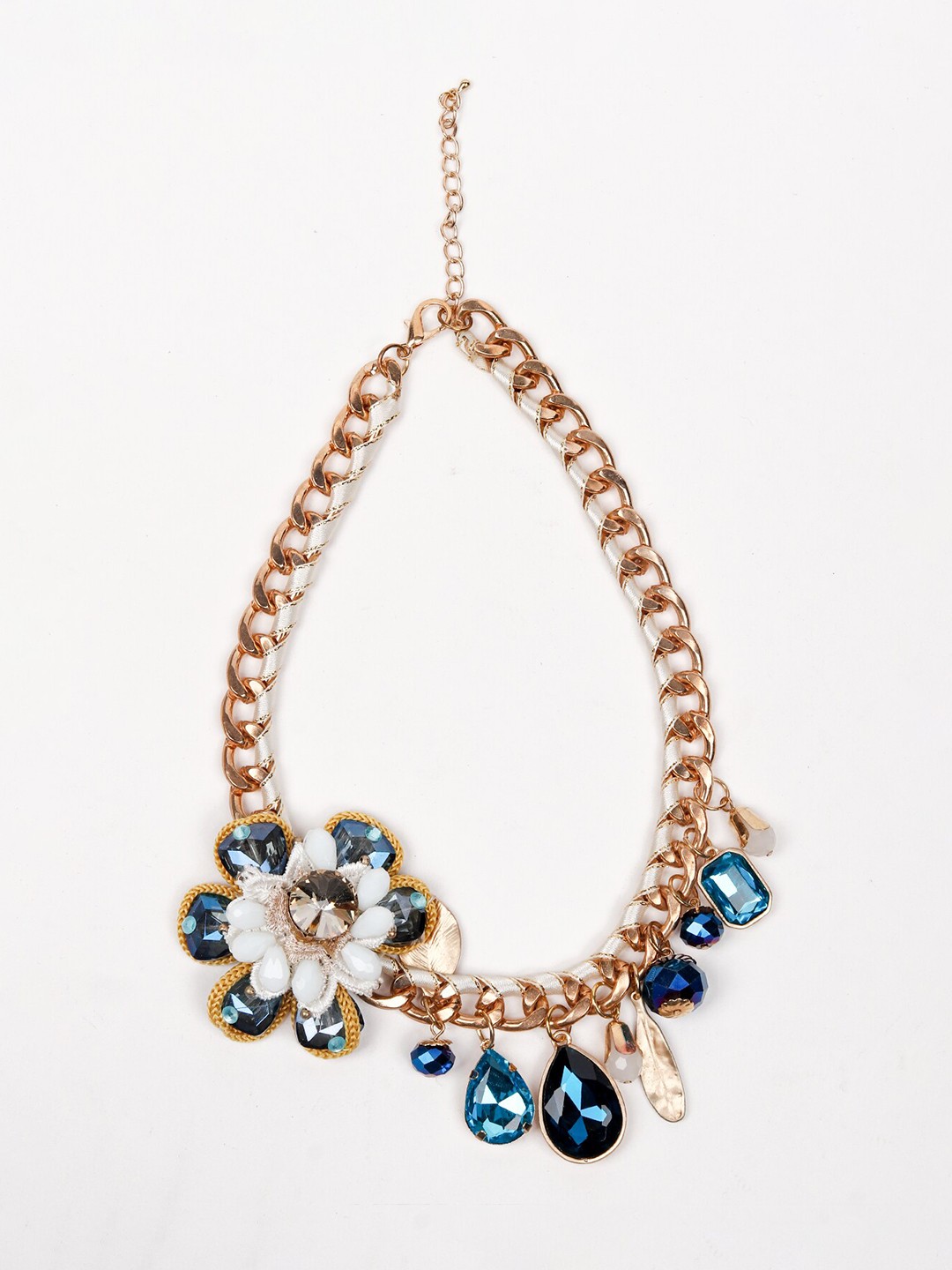 

ODETTE Gold-Toned & Blue Necklace