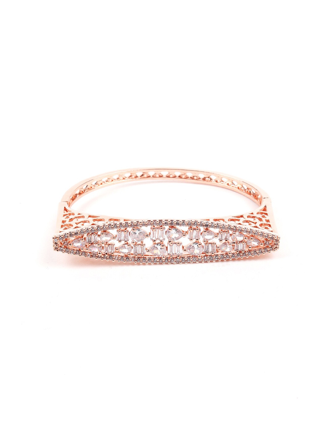 

ODETTE Women Gold-Toned & White Charm Bracelet