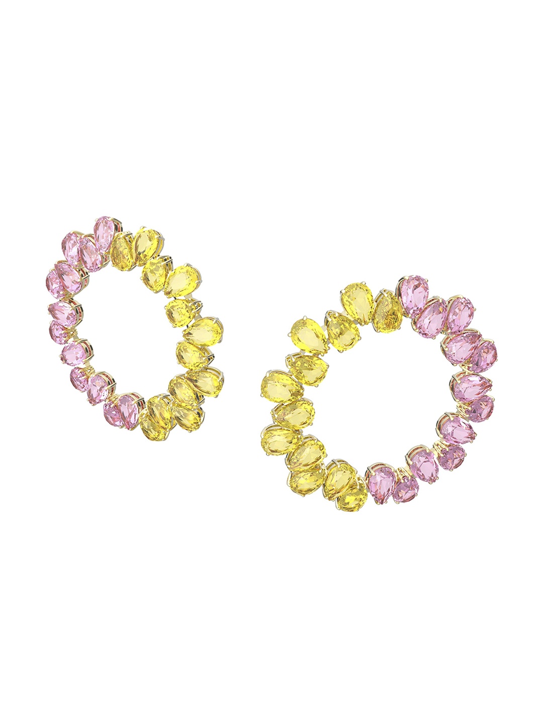

SWAROVSKI Multicoloured Circular Hoop Earrings, Multi
