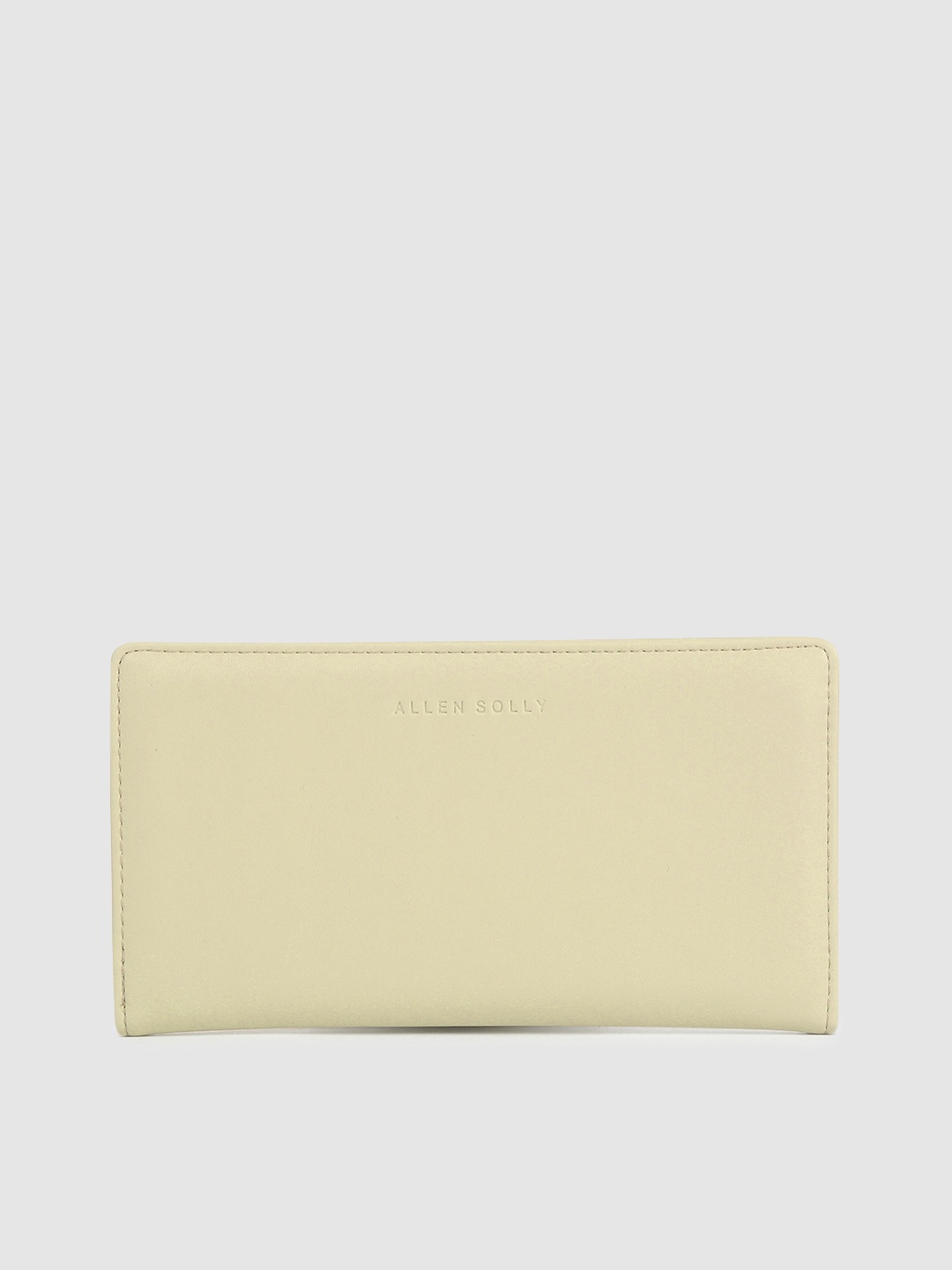 

Allen Solly Women Sage Green Solid Two Fold Wallet