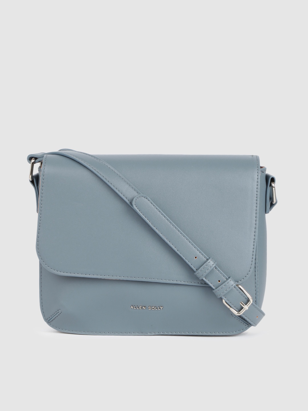 

Allen Solly Blue Solid Structured Sling Bag