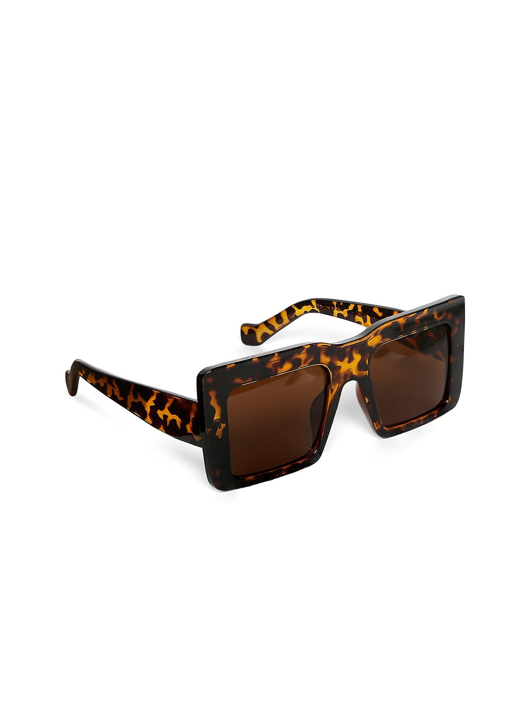 

20Dresses Women Brown Lens & Brown Rectangle Sunglasses SG0551