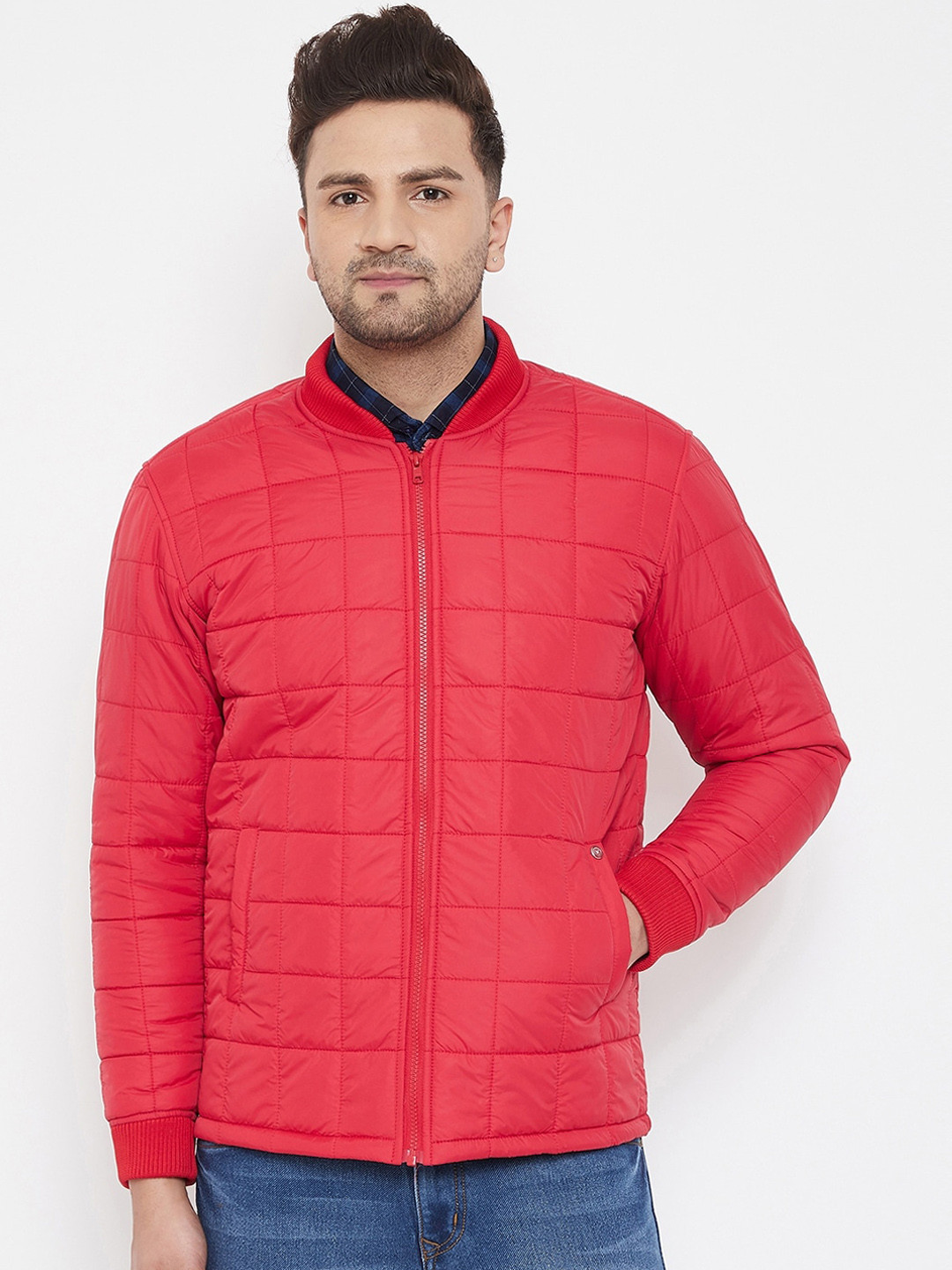 

Canary London Men Red Padded Jacket