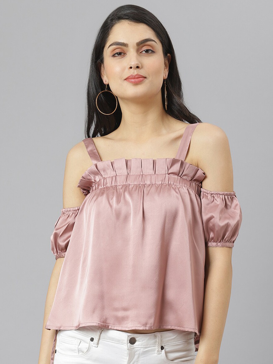 

am ma Pink A-Line Top