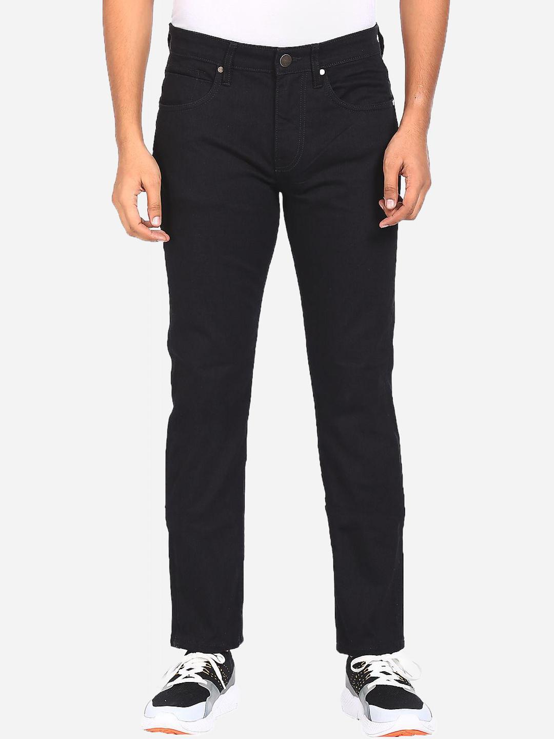 

AD By Arvind Men Black Slim Fit Jeans