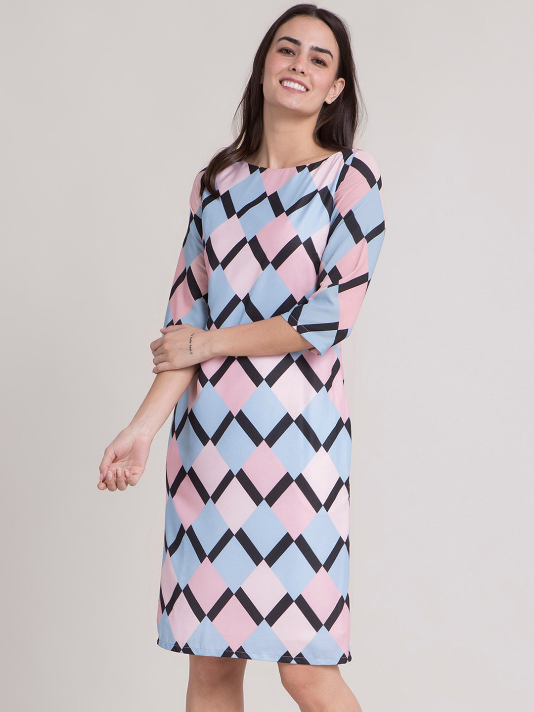 

FableStreet Multicoloured A-Line Dress, Multi