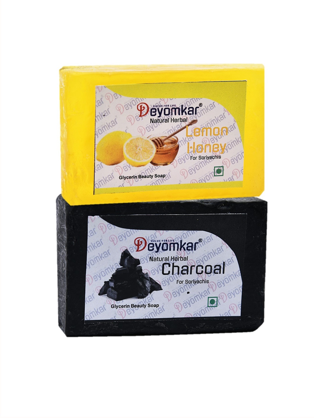 

Deyomkar Herbal Glycerin Soap Charcol & Lemon soap, Black