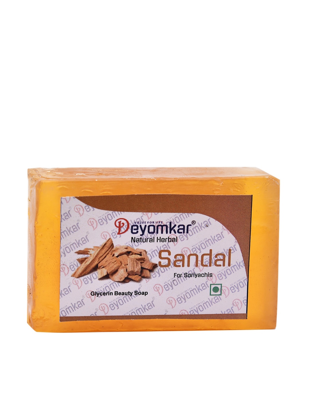 

Deyomkar Natural Herbal Glycerin Sandalwood Soap, Orange