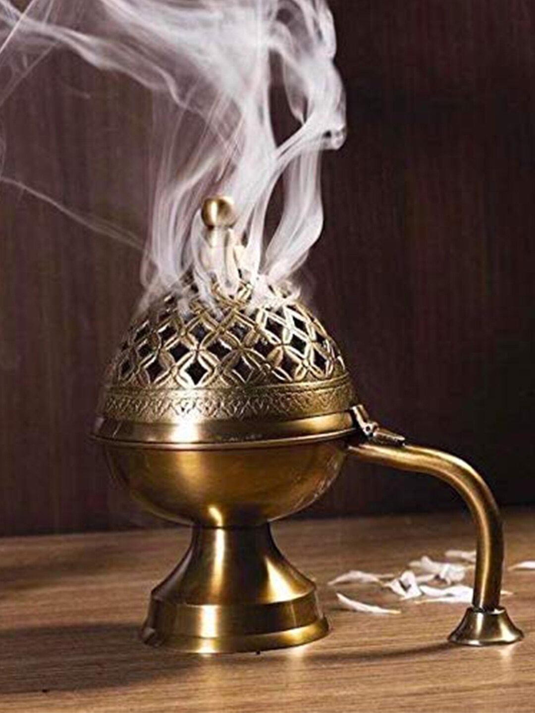 

WENS Gold Finish Spiritual Incense Burner