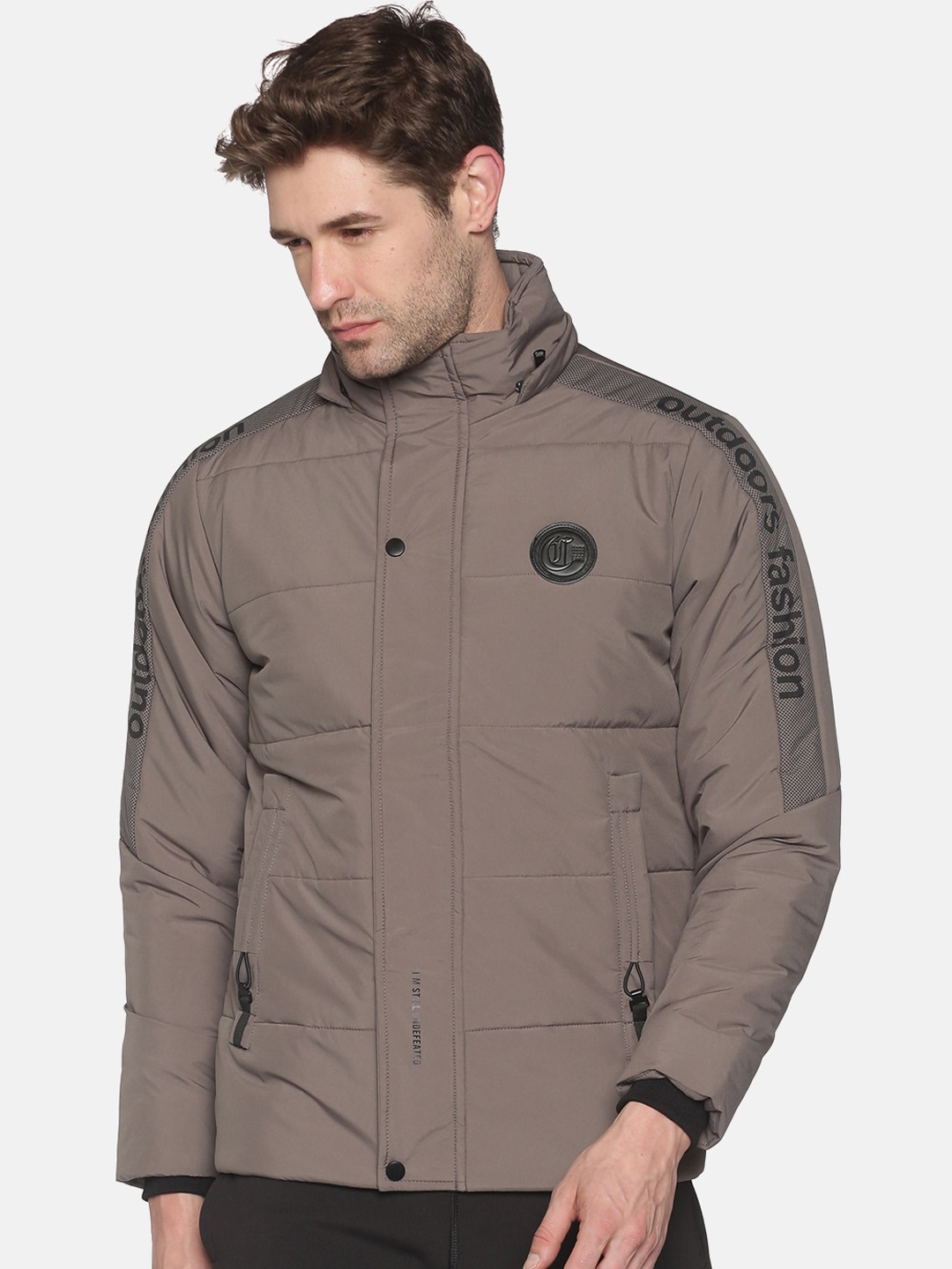 

SHOWOFF Men Grey Lightweight Padded Jacket